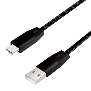 Cablu USB-C la USB 2.0 cu metraj T-T 1m Negru, Logilink CU0157